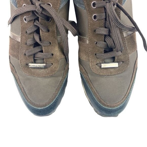 RUSSELL AND Bromley London Mens Brown & Black Fast Pace Lace Up Sneakers EU 41 - Picture 7 of 14
